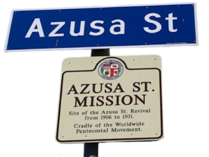 Azusa Street Sign Azusa Street Sign